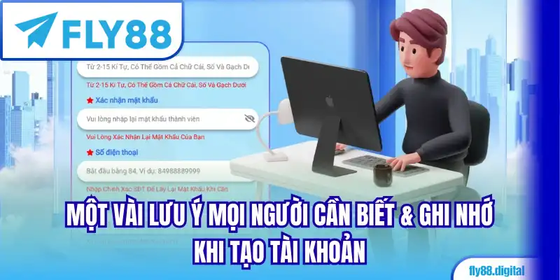 Một vài lưu ý mọi người cần biết & ghi nhớ khi tạo tài khoản